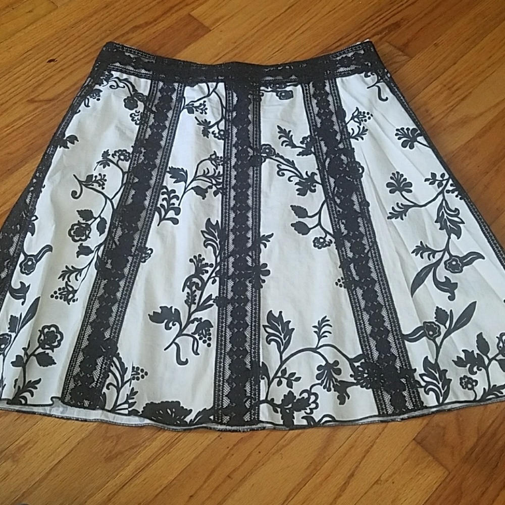 Floral and Lace skirt
